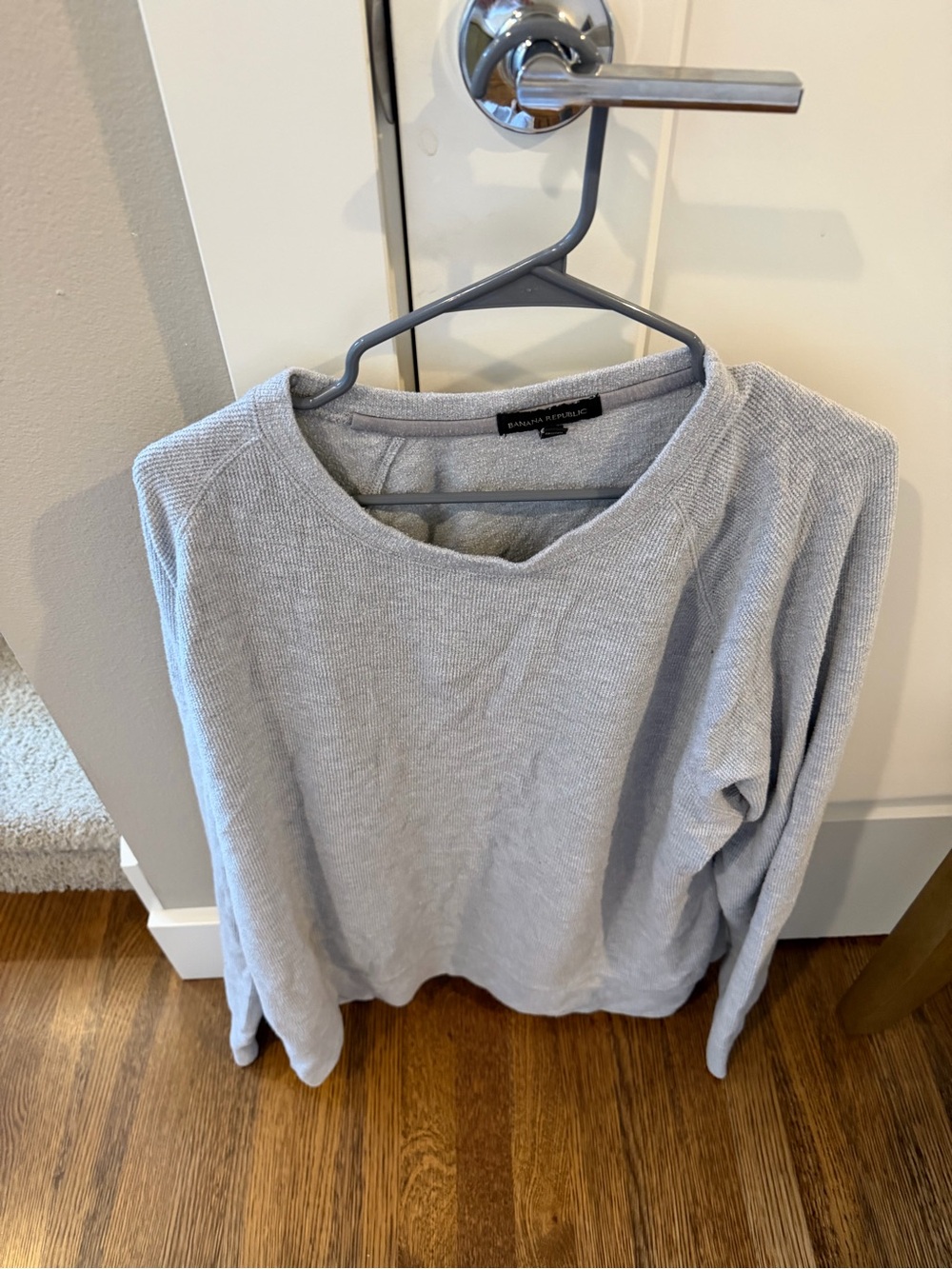 Banana Republic Light Gray Sweater Top